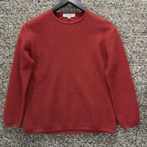 Vintage Yves Saint Laurent Rive Gauche Wool Sweater Sz 40 (XS/S) Red France READ